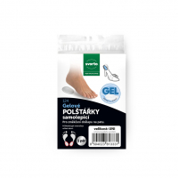 Self-adhesive gel heel cushiones